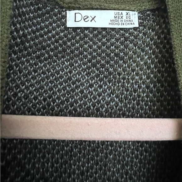 Camouflage Open-Front Women Sweater - Picture 3 of 8